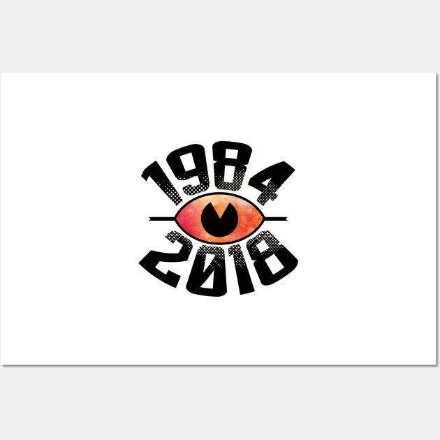 1984 Orwell 2018 Wall Art by Silurostudio